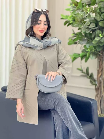 مانتو برش‌دار بغل چاک