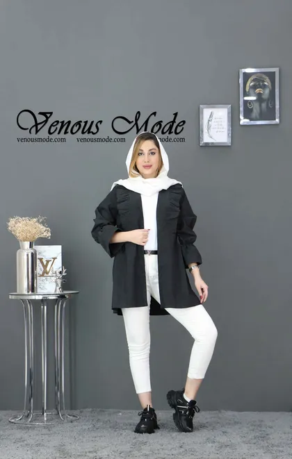مانتو میکرو یقه چین