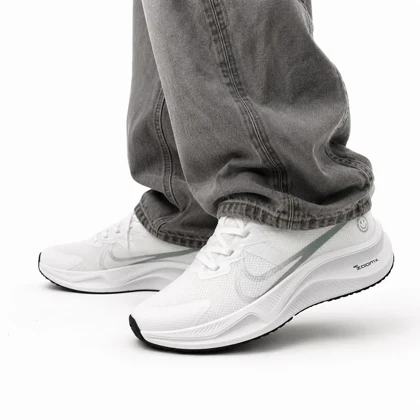 کتانی خارجی مردانه مدل نایکی زوم ایکس لبخند سفید NIKE(مستر کوالیتی)