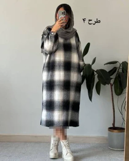 کفتان پشمی چهارخونه دیبا 1
