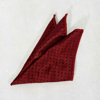 کروات طرحدار هندسی زرشکی30