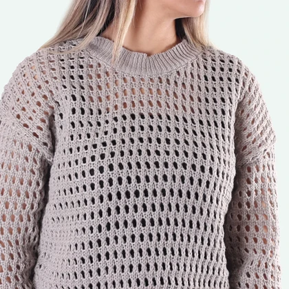 پیراهن بافت دو تیکه توری کد 0517