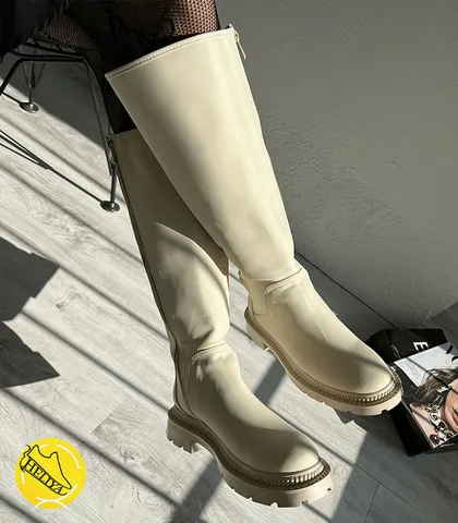 کفش بوت بلند تا زانو چانکی