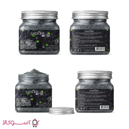 اسکراب لایه بردار سادور رایحه ذغال و نعناع حجم 350 میل