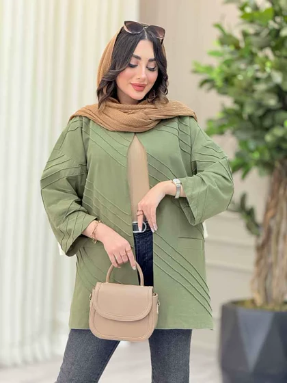 مانتو برش‌دار بغل چاک