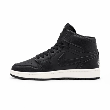 کفش و کتانی مردانه ساق‌دار مدل NIKE JORDAN 1 رنگ مشکی کد 21852