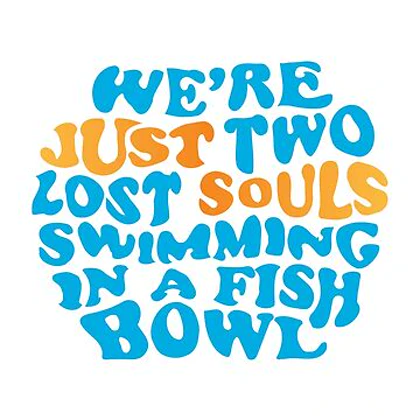تیشرت پینک فلوید تیشرت we’re just two lost souls swimming in a fish bowl کد 177830