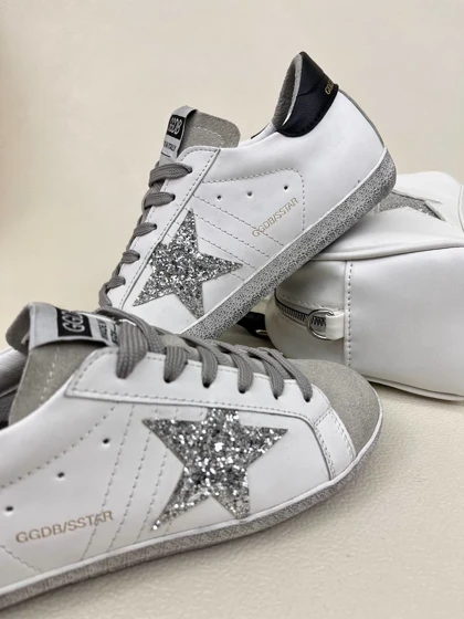 کتانی ونس زنانه گولدن گوس اس استار رویه سویت ستاره لمه GOLDEN GOOSE SSTAR کد 1661