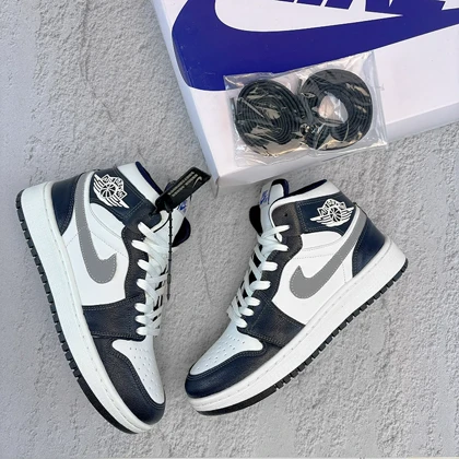 نایک ایر جردن 1 ساق‌دار فرانسه (Nike Air Jordan 1 French Blue) کد 2341