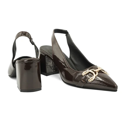 کفش مجلسی زنانه پاشنه‌دار 5 سانت مدل 402842 _ sandal valentino