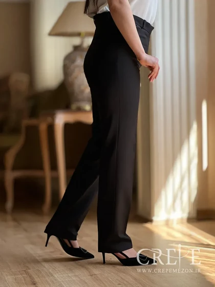 شلوار کرپ مازراتی راسته قد 100