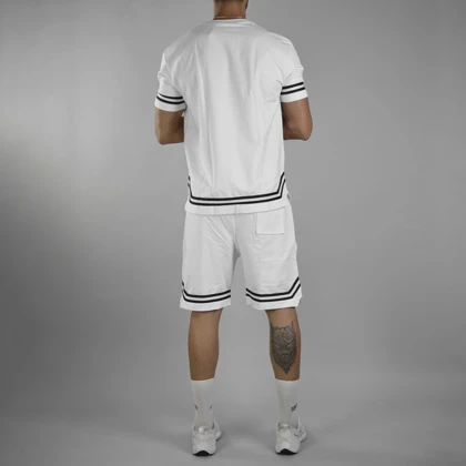 ست تیشرت و شلوارک اسپرت نایک مدل CMP-Dri Fit-3F0962 سفید