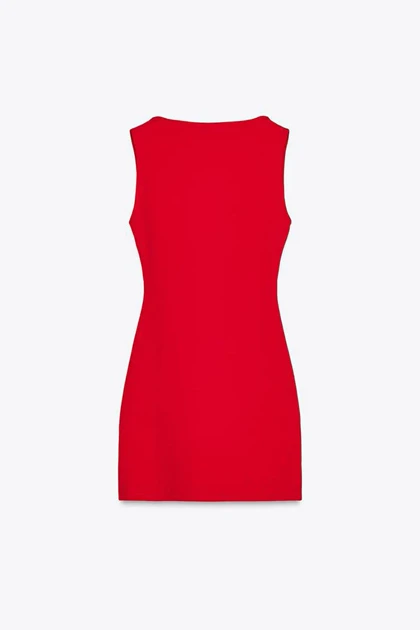 پیراهن میدی یقه کج Zara328