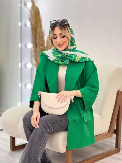 مانتو مازراتی یقه بلیزری