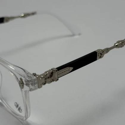 عینک بلوکات کروم هارتز کریستال نقره ای Chrome Hearts 2272 - کیفیت مستر
