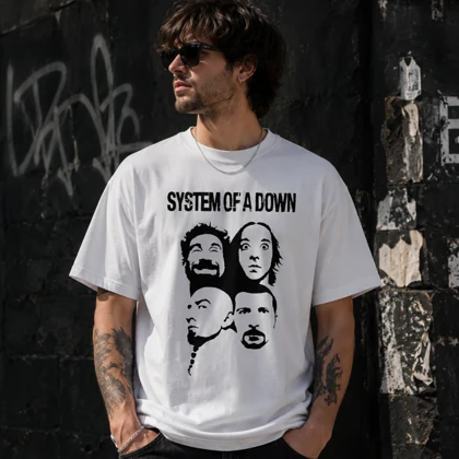 تیشرت طرح بند سیستم آو داون system of a down کد 03