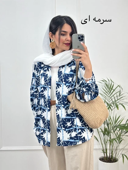 مانتو شومیزی آبرنگی