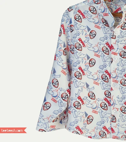 پیراهن پسرانه طرح مردعنکبوتی