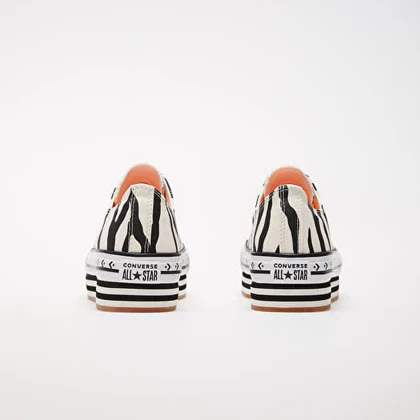 کتانی گورخری شیری برند کانورس converse