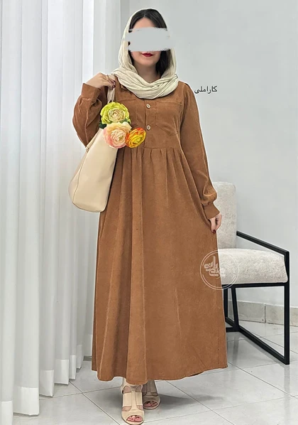 پیراهن مانتویی شیوا