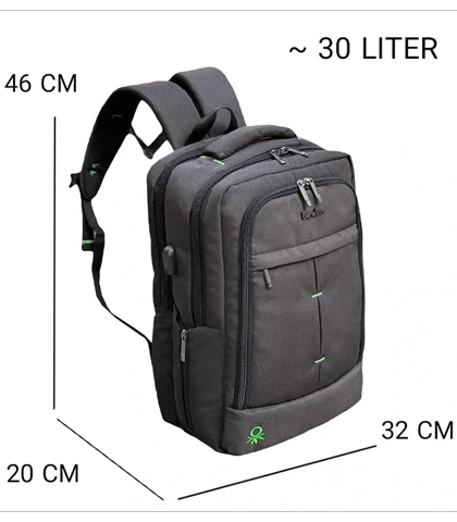 کوله پشتی لپتاپ BENETTON کد BNT6402