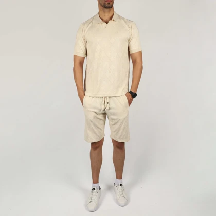 ست پولوشرت و شلوارک مردانه تن کوک مدل 145