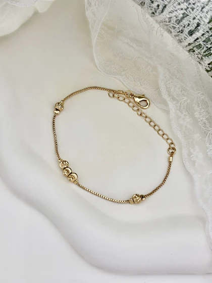 دستبند گوی البرنادو طرح طلا 967