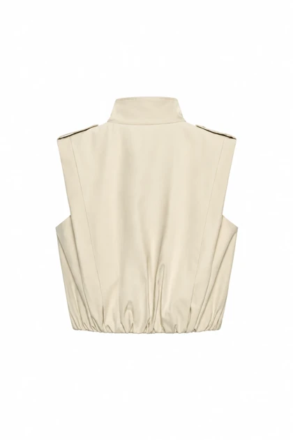 وست کتان زارا زنانه (Biker Vest) رسپکت