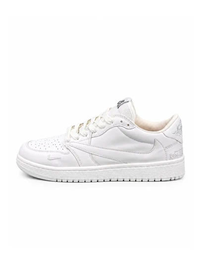 کفش کتانی مردانه مدل نایکی ترویس سفید تمام Nike travis