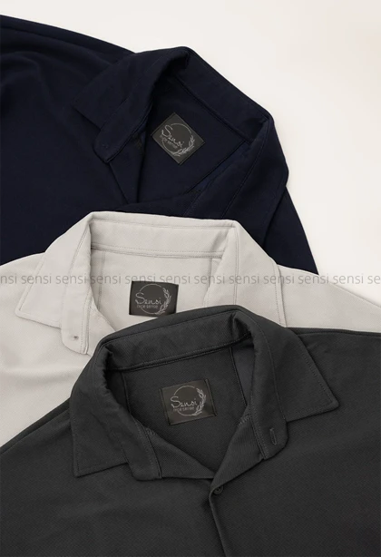 پیراهن مردانه جلو دکمه کج راه کد20000059