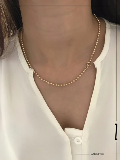 گردنبند البرنادو تراش آینه‌ای