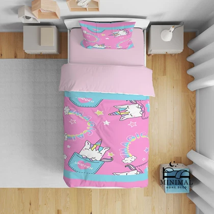 روتختی کودک طرح اسب تک شاخ مدل T5343