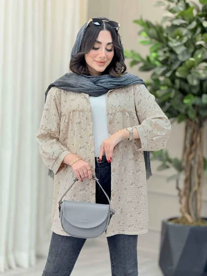 مانتو طرح دار گلنوش