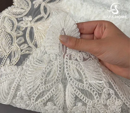 رانر رومیزی مخمل طرح اسلیمی