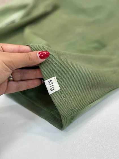 کراپ آبرنگی آستین بلند فینگردار