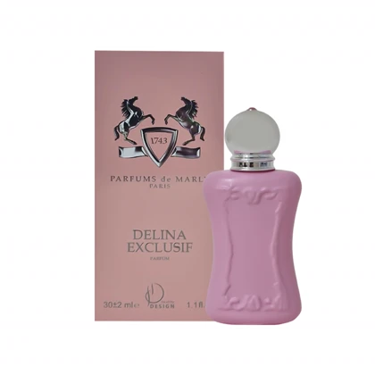ادوپرفیوم زنانه هلثی دیزاین مدل مارلی دلینا اکسکلوسیف Marly Delina Exclusif حجم 30 میلی لیتر طرح مارک