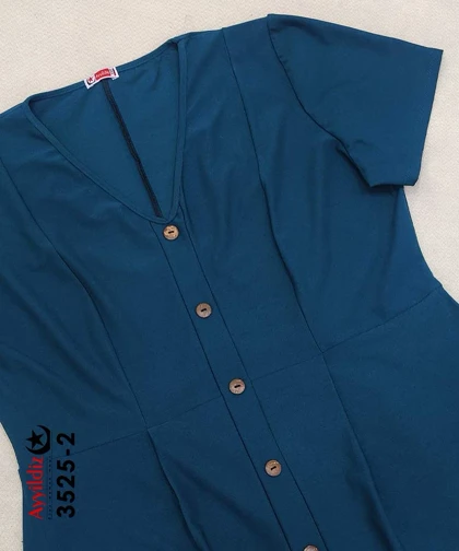 پیراهن مجلسی زنانه سایز بزرگ کد 3525