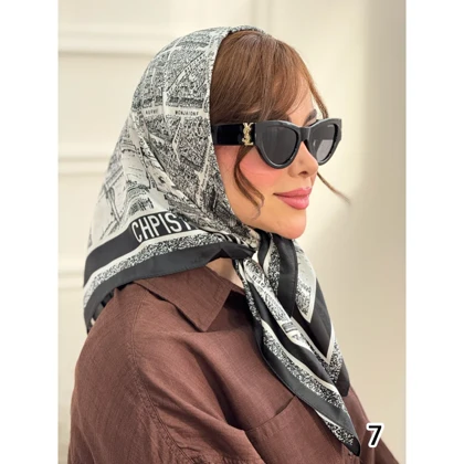 مینی اسکارف ابریشم مجلسی