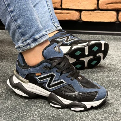 کتانی اسپرت مردانه مدل نیوبالانس 9060 NEW BALANCE رنگ سرمه ای