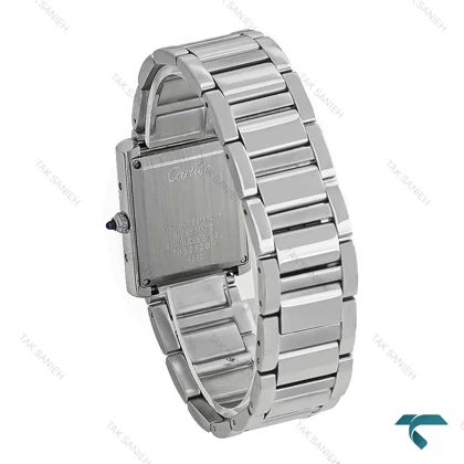 ساعت مردانه Cartier Tank نقره ای سایز مدیوم Cartier-7300-L