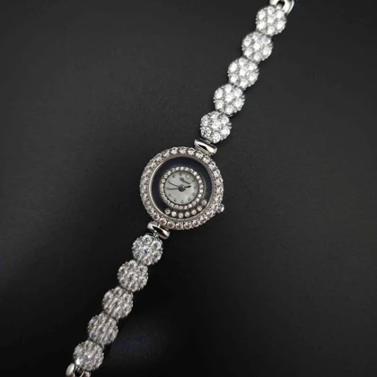 ساعت مچی زنانه چوپارد Chopard رنگ ثابت استیل316 با موتور کوارتز ژاپن کد 2