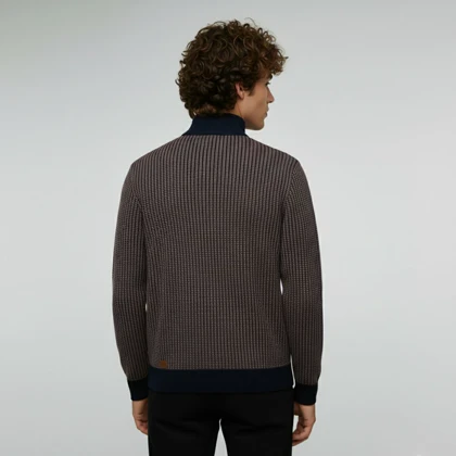 بافت نیم زیپ طرحدار (3046) SOLD OUT