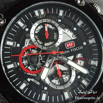 ساعت مچی مردانه اورجینال موتور ژاپنی برند مینی فوکوس سه موتور مدل Mf0398G.04