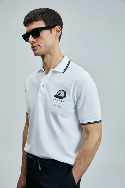 تیشرت یقه پولو مردانه lufian lufian