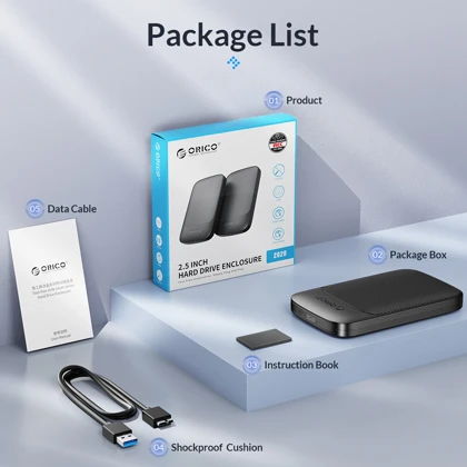 باکس هارد درایو 2.5 اینچی اوریکو 2020U3-V1