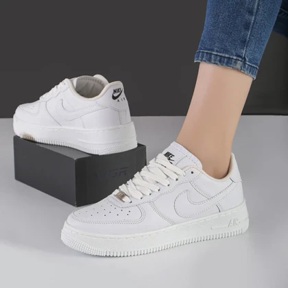 کفش و کتانی زنانه رنگ سفید مدل نایک NIKE AIR FORCE کد 71400