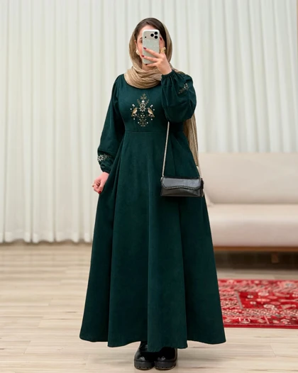 مانتو پیراهنی زنانه مدل گنجشک