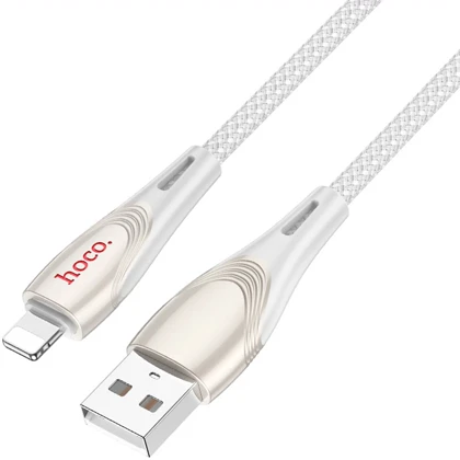 کابل لایتنینگ هوکو HOCO مدل U133 Monte جریان 2.4 آمپر 1.2 متر