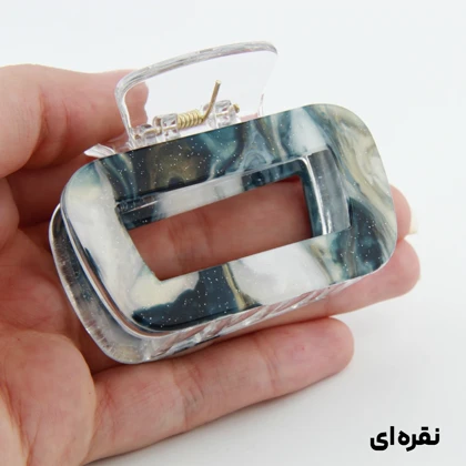 کلیپس دخترانه مدل مستطیل ابر و بادی کوچک