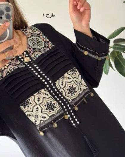 کفتان مشکی محرمی مجلسی هیوا